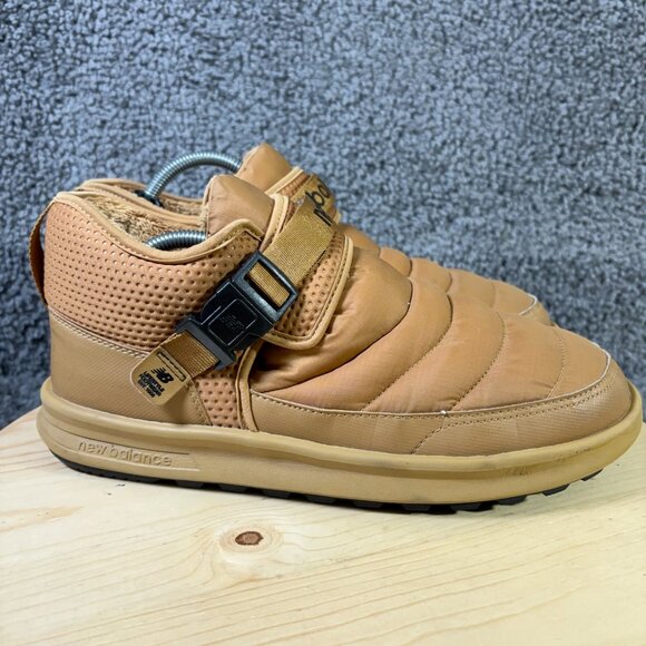 New Balance Caravan Moc v2 Shoes Mens Size 10 Wheat Ripstop Faux Fur Lined - Picture 3 of 8